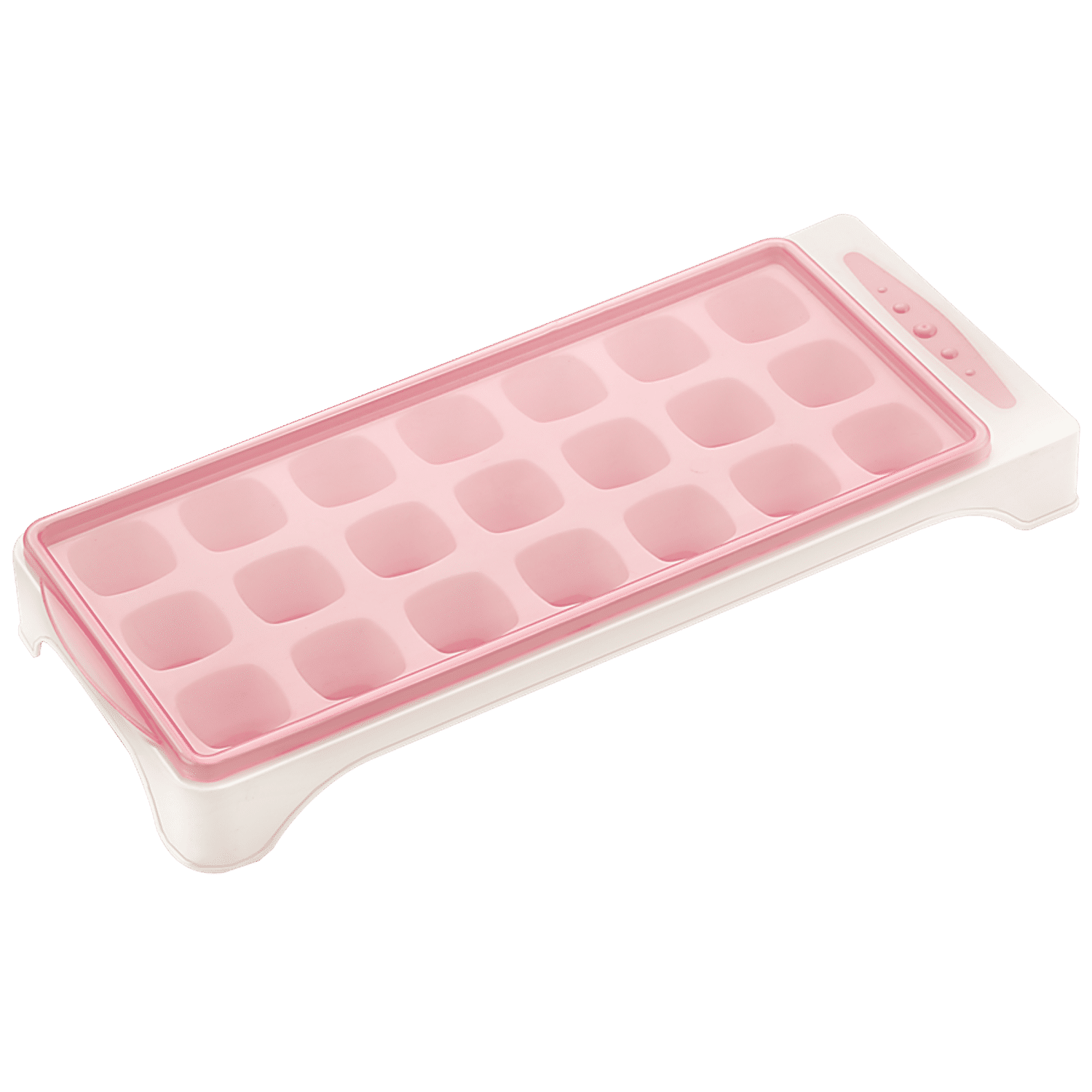 1pc Easy-release Ice Cube Tray With Push Button