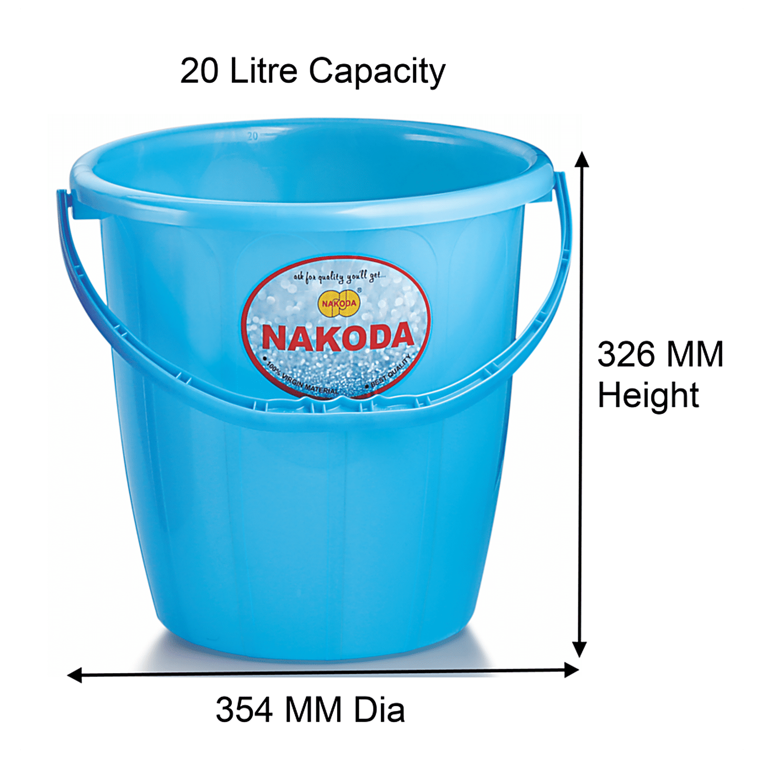 Buy Nakoda Tub Assorted Colour Modern 35 L Online At Best Price of Rs 319 -  bigbasket