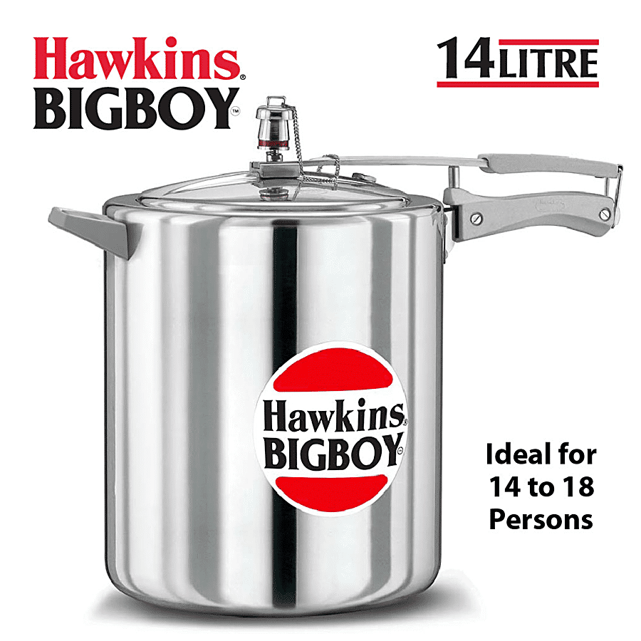 Hawkins E00 Bigboy Aluminium Pressure Cooker - 14 Litres