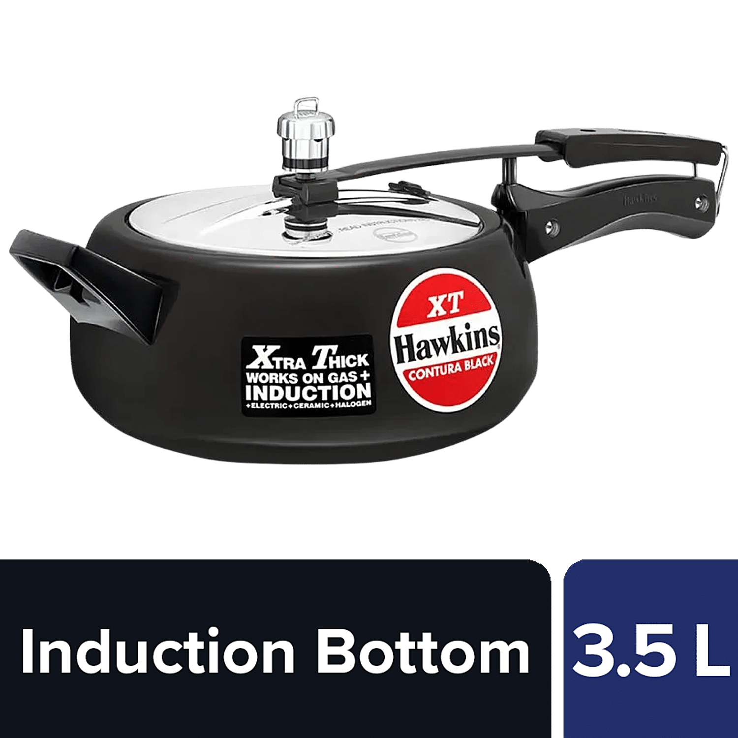 Hawkins contura black xt online pressure cooker 5 litre