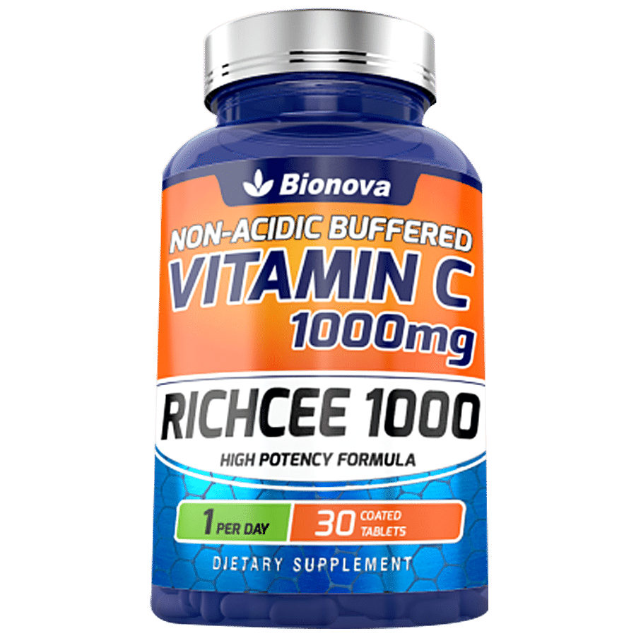 Buy Bionova Richcee Vitamin C 1000mg Tablets Non Acidic Online At Best Price Bigbasket