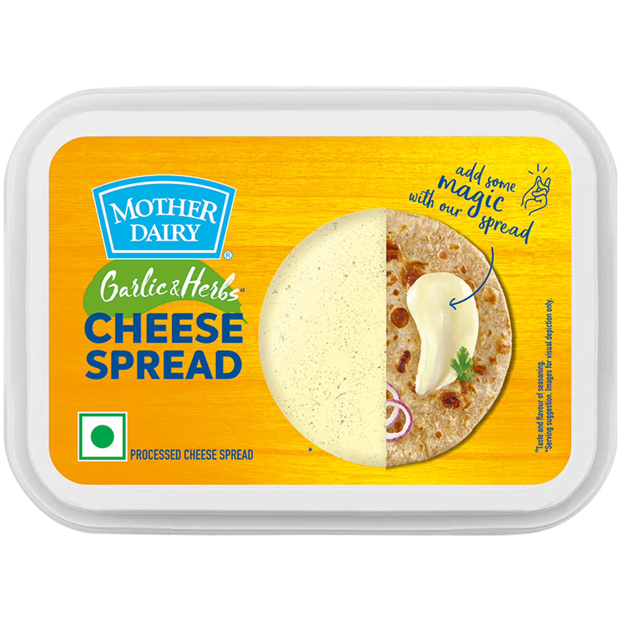 Buy Mother Dairy Cheese Spread - Garlic & Herbs Online at Best Price of Rs  120 - bigbasket