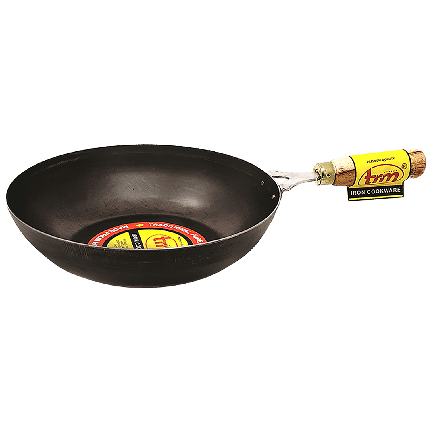 1pc Frying Pan 26cm/10'', Cast Iron Flat-bottomed Pan For Frying Meat, Made  Of Cast Iron Material Without Chemical Coating, Cast Iron Pre-cooking Pot