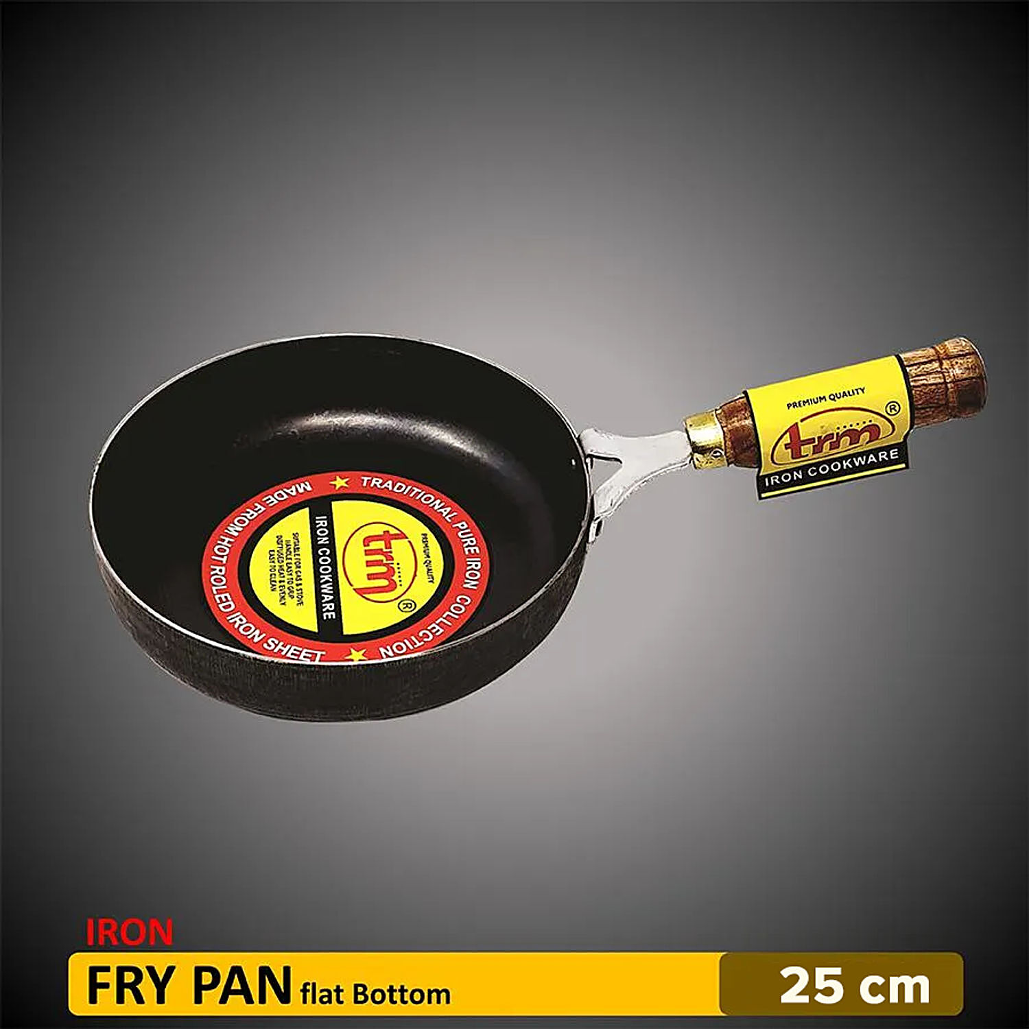 Buy Trm Cast Iron Fry Pan/Skillet - Induction Friendly, Non-Stick, 26 cm  Online at Best Price of Rs 2595 - bigbasket