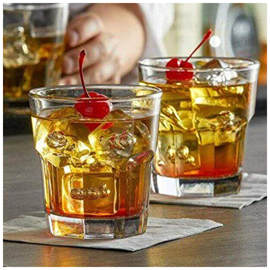 Pasabahce Casablanca Whisky/Juice Tumbler - Tempered Glass 265 ml (Set of 3)