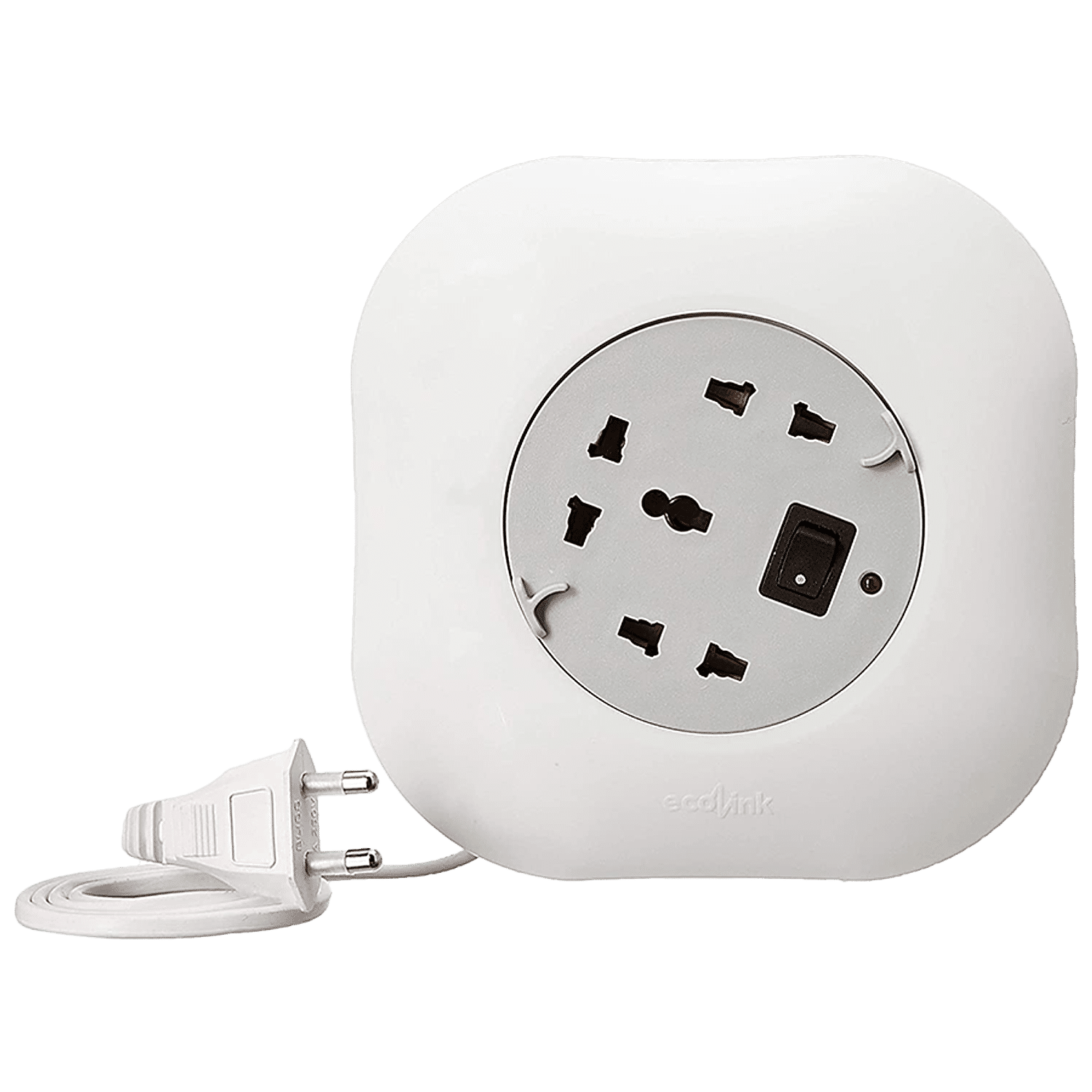 Buy Ecolink 913713666601 - White Extension Reel Cord Online at Best Prices  in India