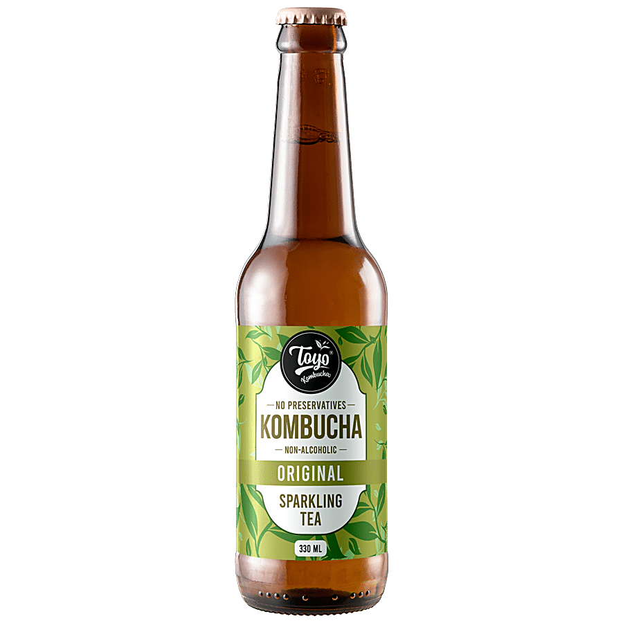 Buy Toyo Kombucha Sparkling Tea - Original, Non Alcoholic, No Preservatives  Online at Best Price of Rs 95 - bigbasket