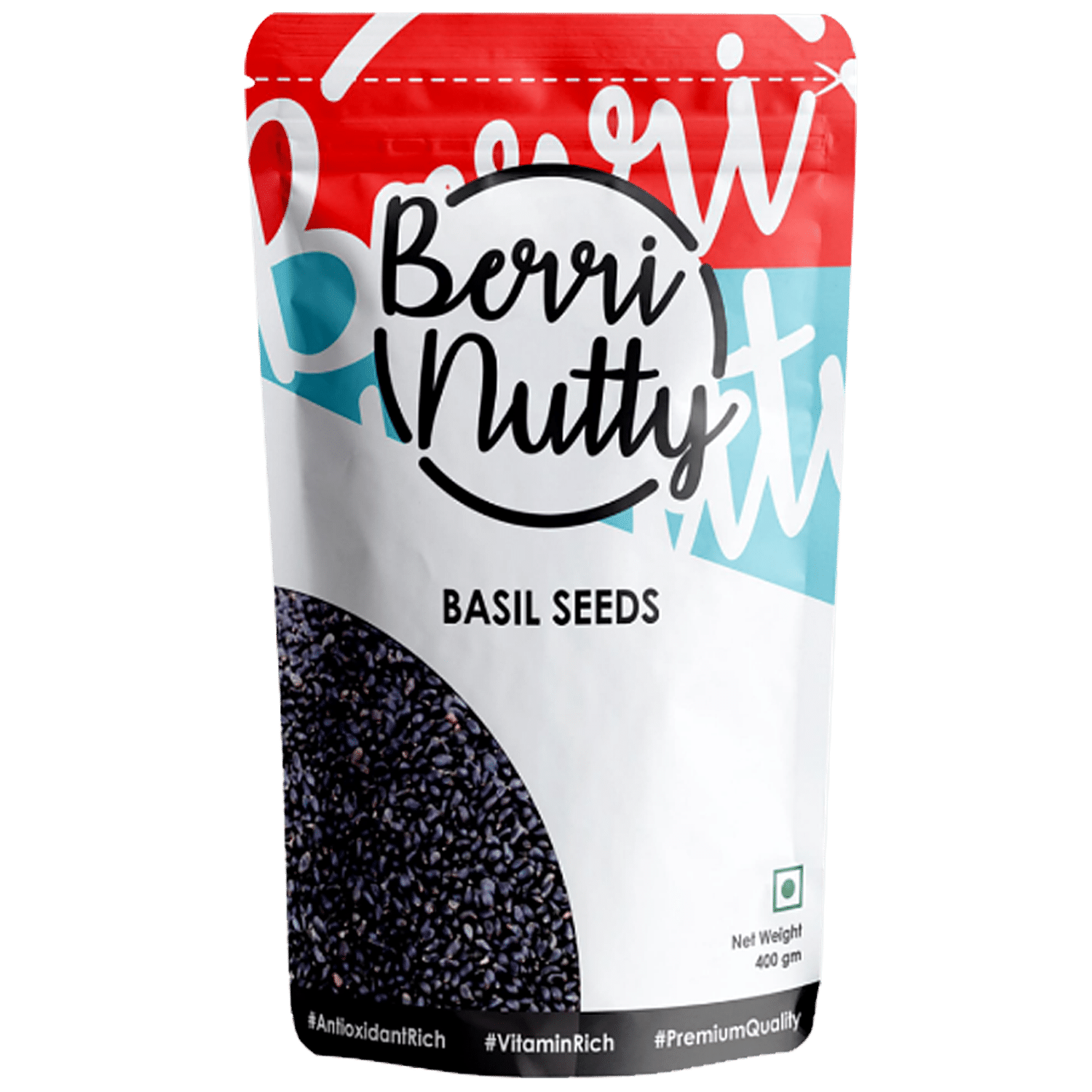 Berrinutty Premium Basil Seeds 400 g