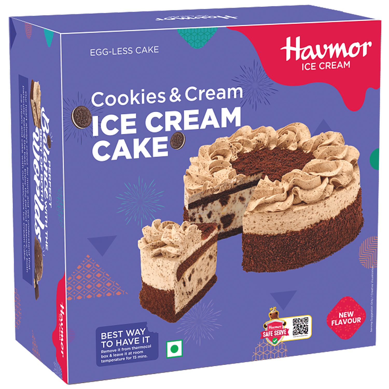 Buy Havmor Ice Cream Cake Cookies Cream Online At Best Price Bigbasket