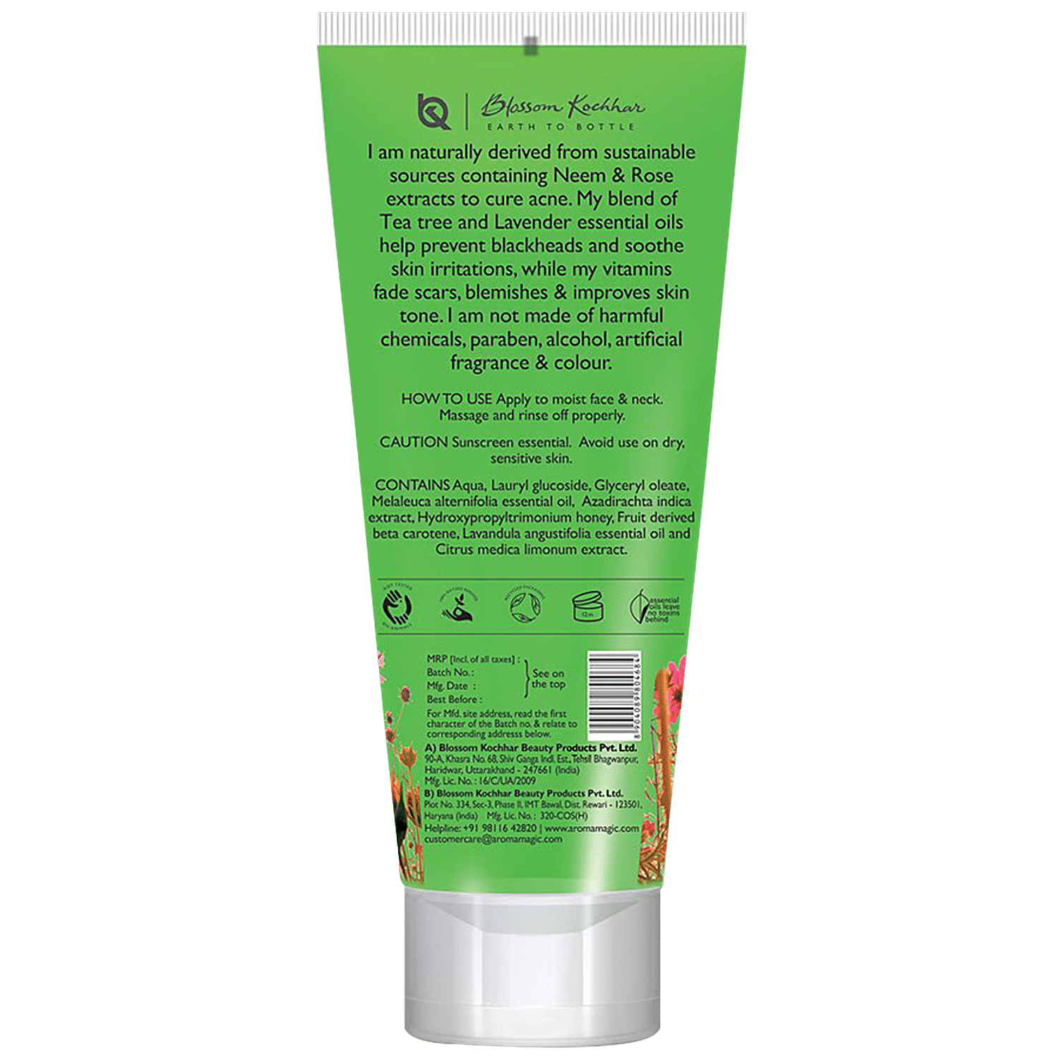 Buy Aroma Magic Neem Tea Tree Face Wash Online at Best Price