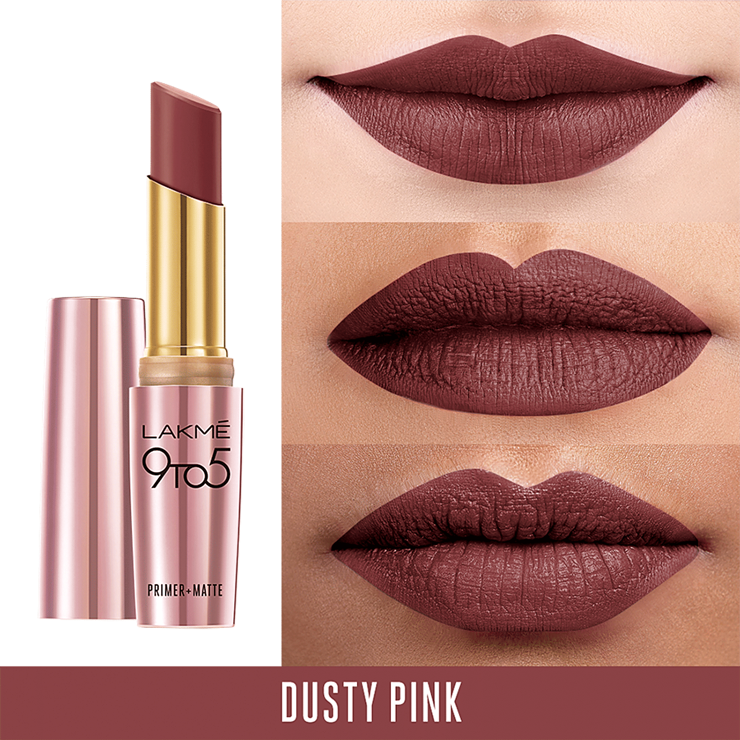 matte dusty rose lipstick