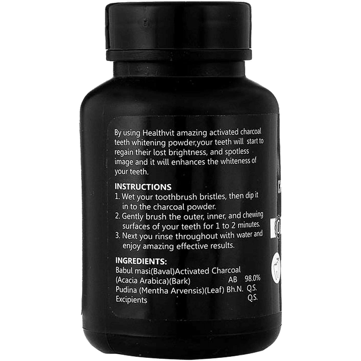 healthvit charcoal powder