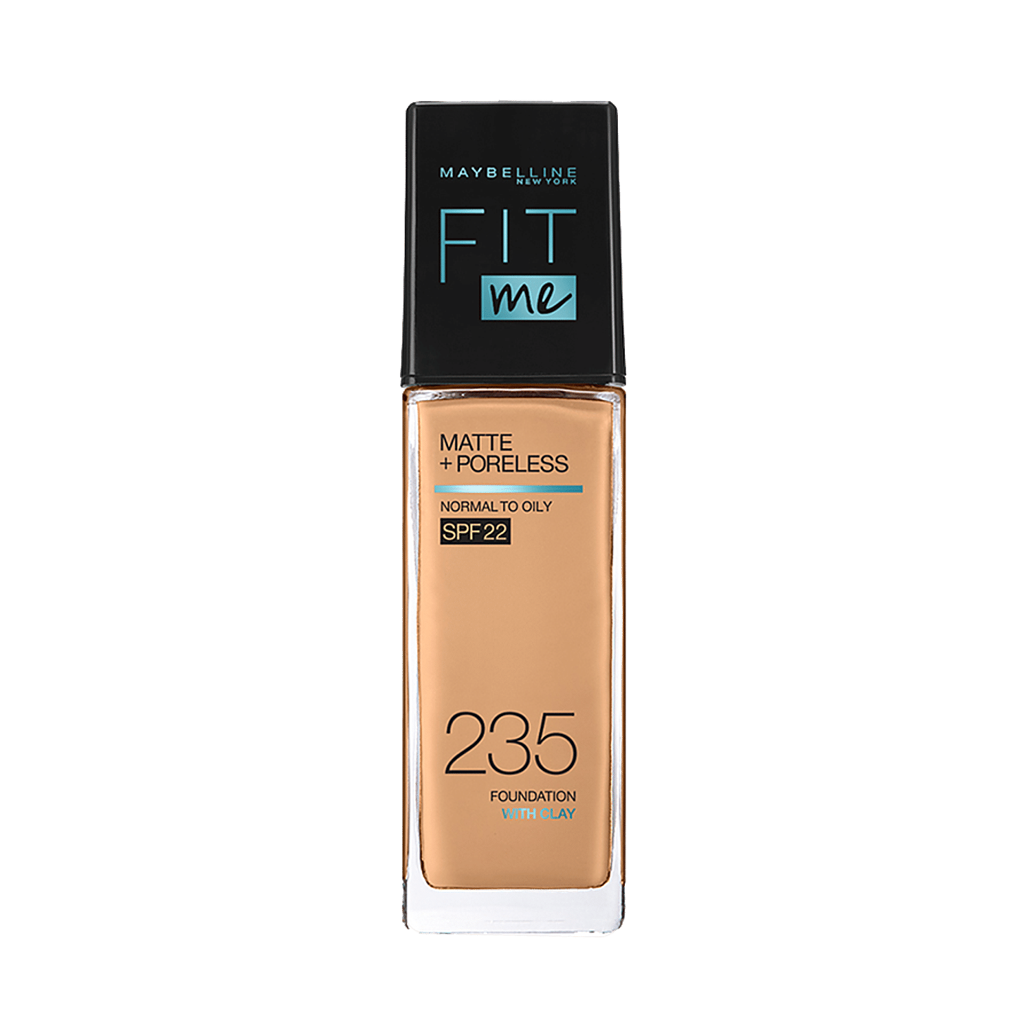 Maybelline New York Liquid Foundation - Fit Me Matte+Poreless With SPF 22 &  Pump, 30 ml