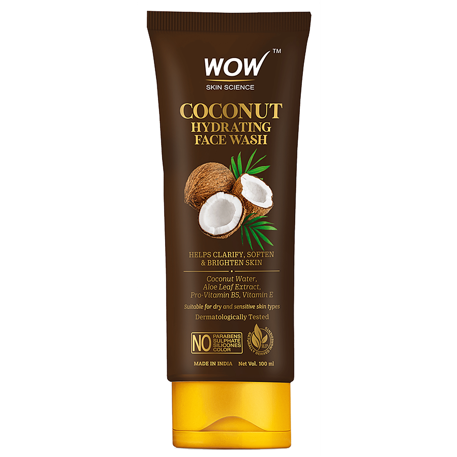 Buy Wow Skin Science Coconut Hydrating Face Wash - Clarify, Soften &  Brighten Skin Online at Best Price of Rs 229.08 - bigbasket