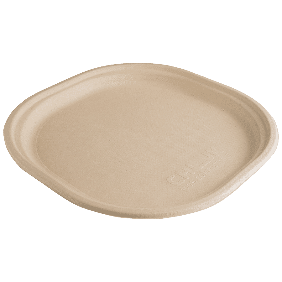 Buy Arham Bio-Degradable Disposable Plates - 25cm, Eco Friendly, Durable  Online at Best Price of Rs 210 - bigbasket
