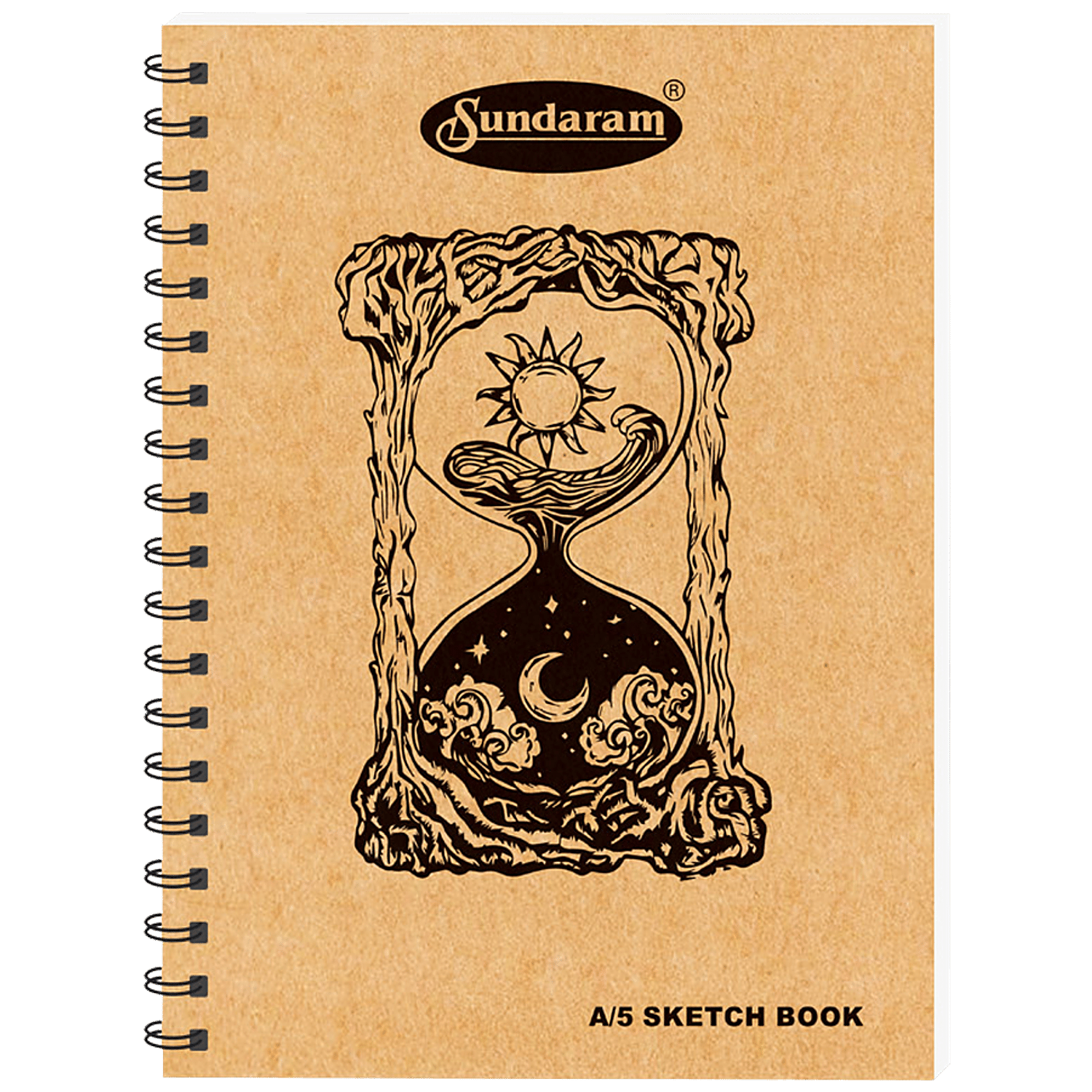 Buy Sundaram A5 Sketch Book - 100 Pages, Assorted Online at Best