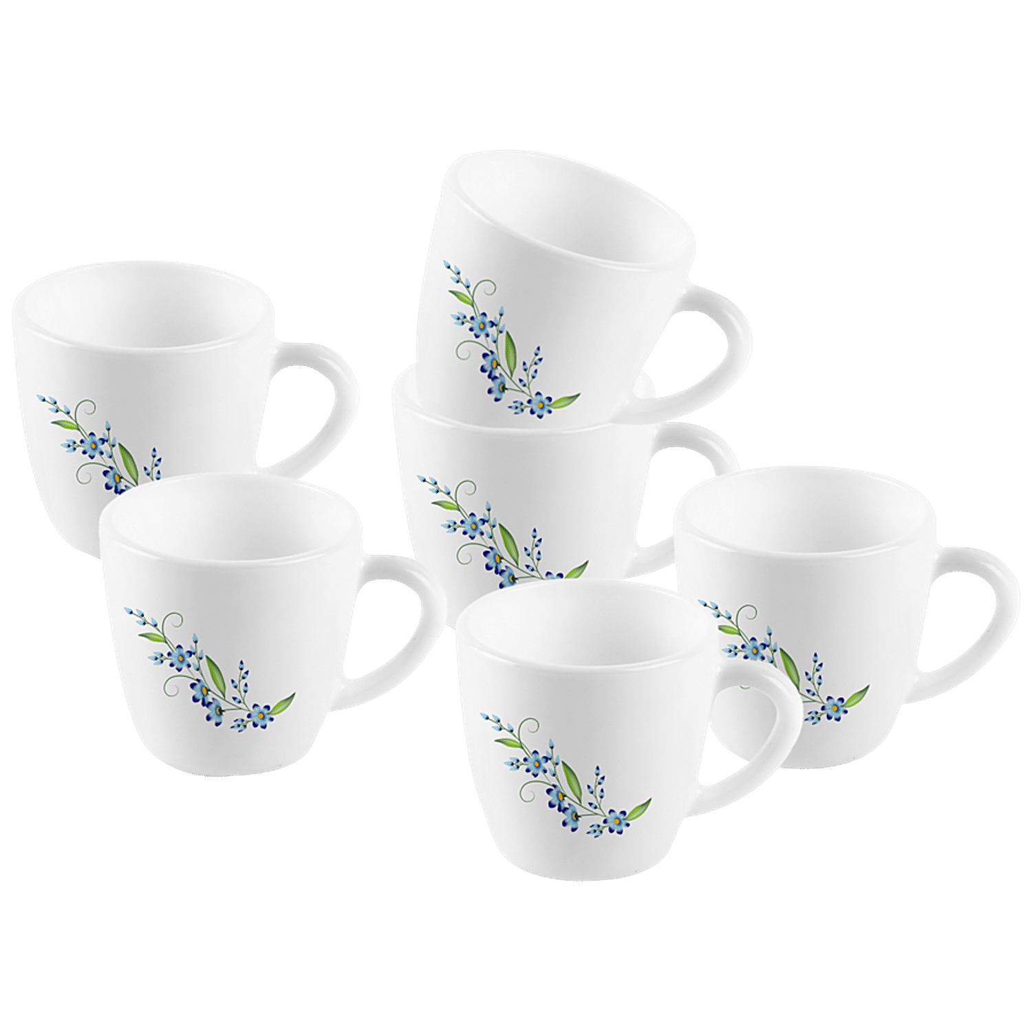 Cello Opalware Coffee Mug Small (Set Of 6Pcs) – GOOD HOMES