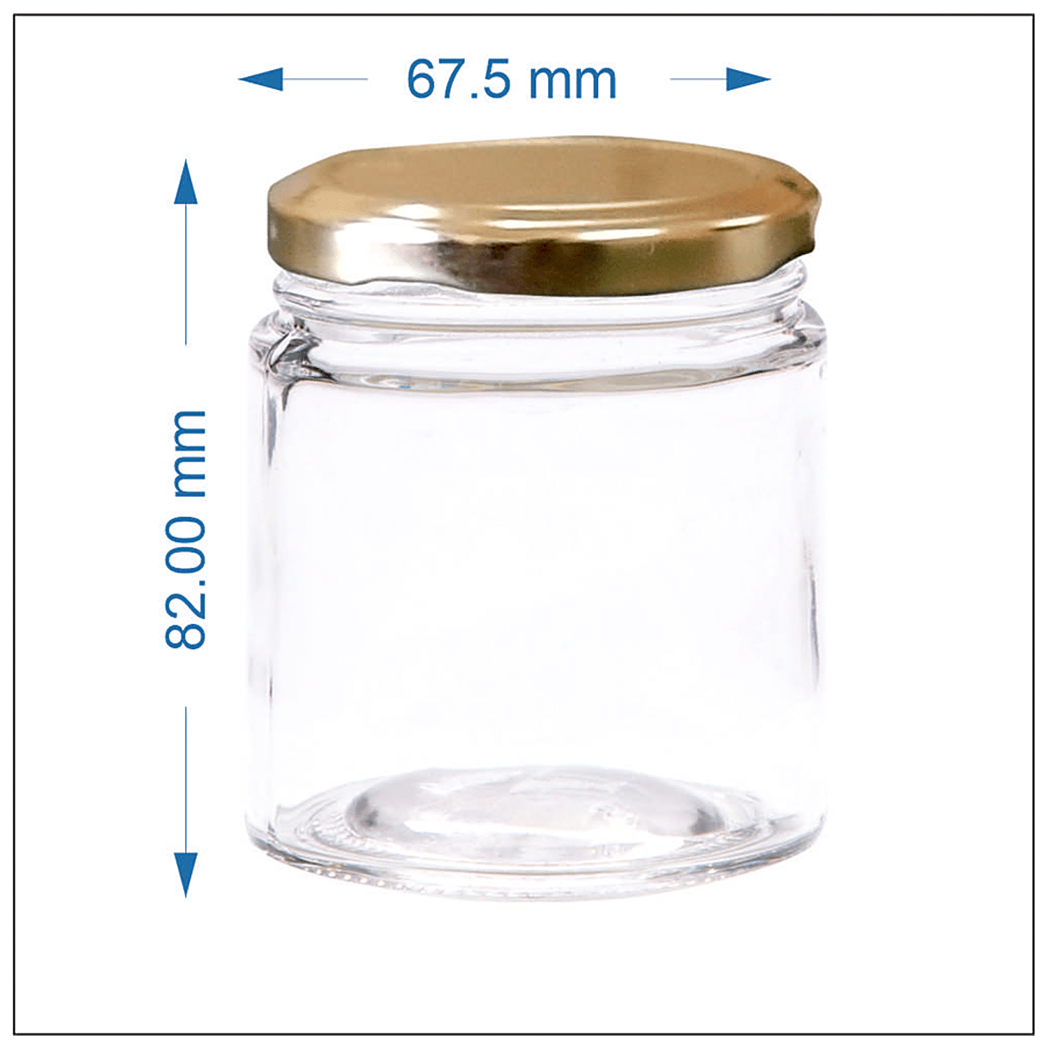 Buy Glass Ideas Glass Storage Jar - With Metal Lid Online at Best Price of  Rs 200 - bigbasket