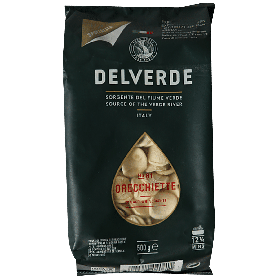 Buy Delverde Orecchiette - 100% Durum Wheat Semolina Pasta