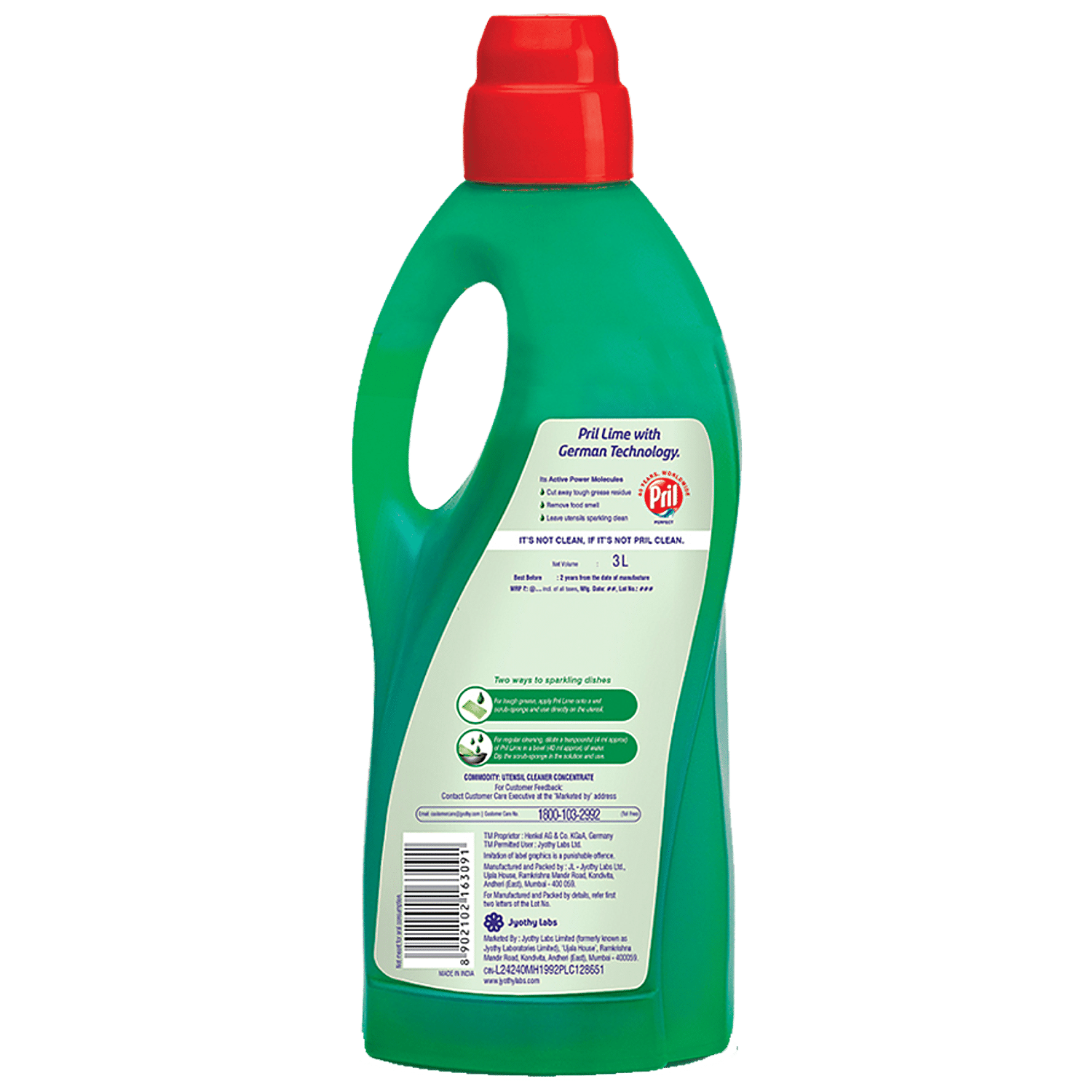 Pril Utensil Cleaner Lime 2L, 30 mins Delivery in Gurgaon, Satvacart