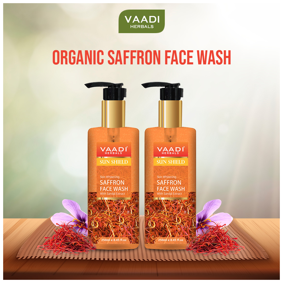 Buy Vaadi Skin Whitening Saffron Face Wash With Sandal Extract