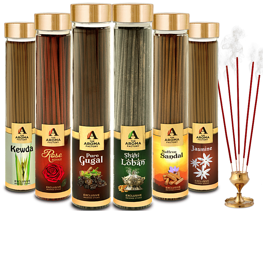 Buy The Aroma Factory Incense Sticks/Agarbatti - Assorted Flavours