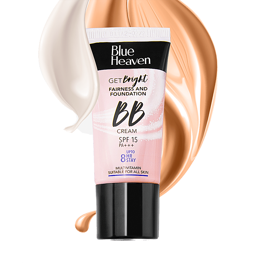 De controle krijgen huiswerk Bij wet Buy Blue heaven BB Cream - Get Bright With SPF 15 , For All Skin Types  Online at Best Price - bigbasket