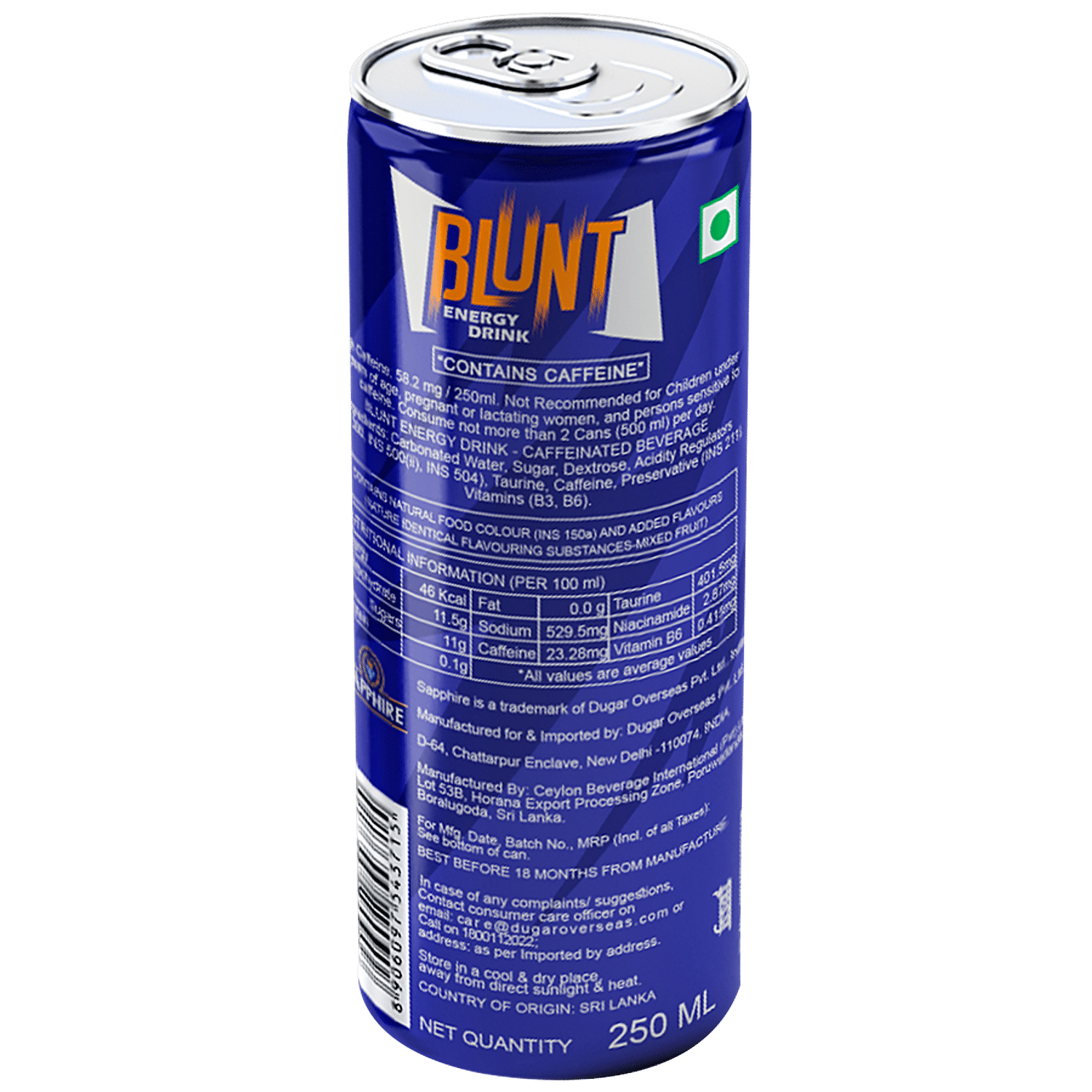 Buy Sapphire Blunt Energy Drink - Contains Caffeine Online at Best Price of Rs  60 - bigbasket