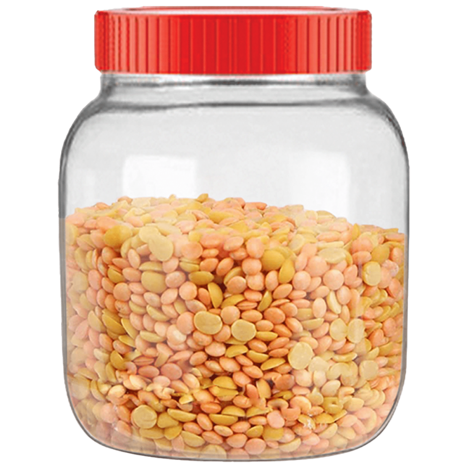 Buy Glass Ideas Glass Storage Jar - With Metal Lid Online at Best Price of  Rs 200 - bigbasket