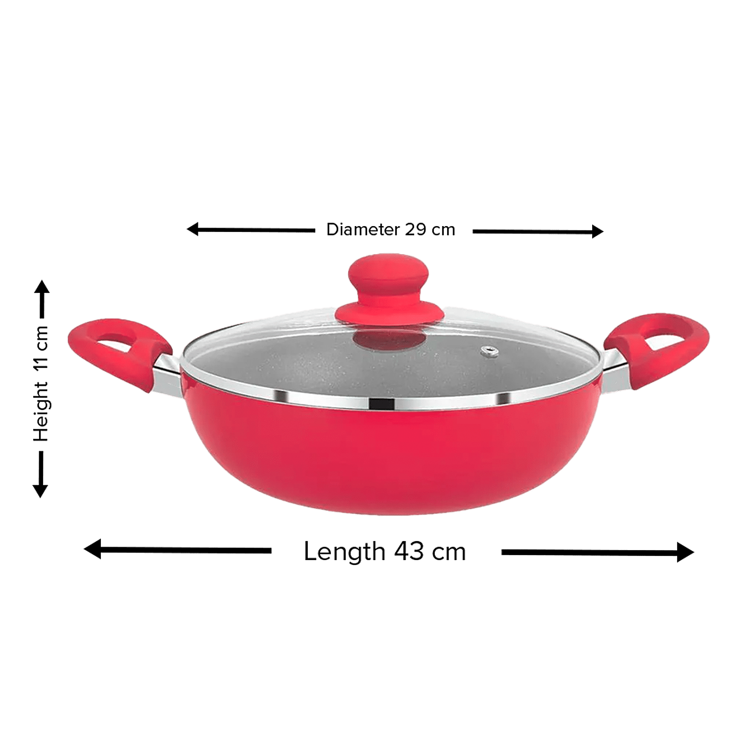 Buy Bergner Non-Stick Cookware Set - Tawa, Kadhai, Fry Pan with