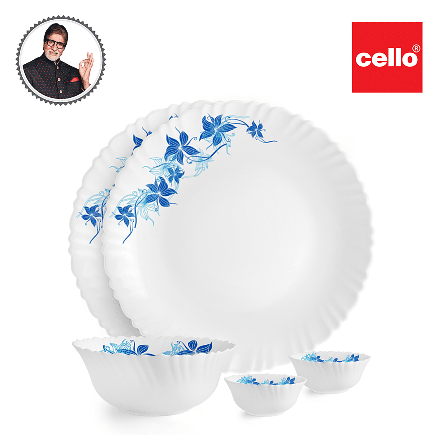 Cello Dazzle Magical Star Dinner Set - Cello Dazzle Magical Star Dinnerware  Price Starting From Rs 1,217. Find Verified Sellers in Lucknow - JdMart