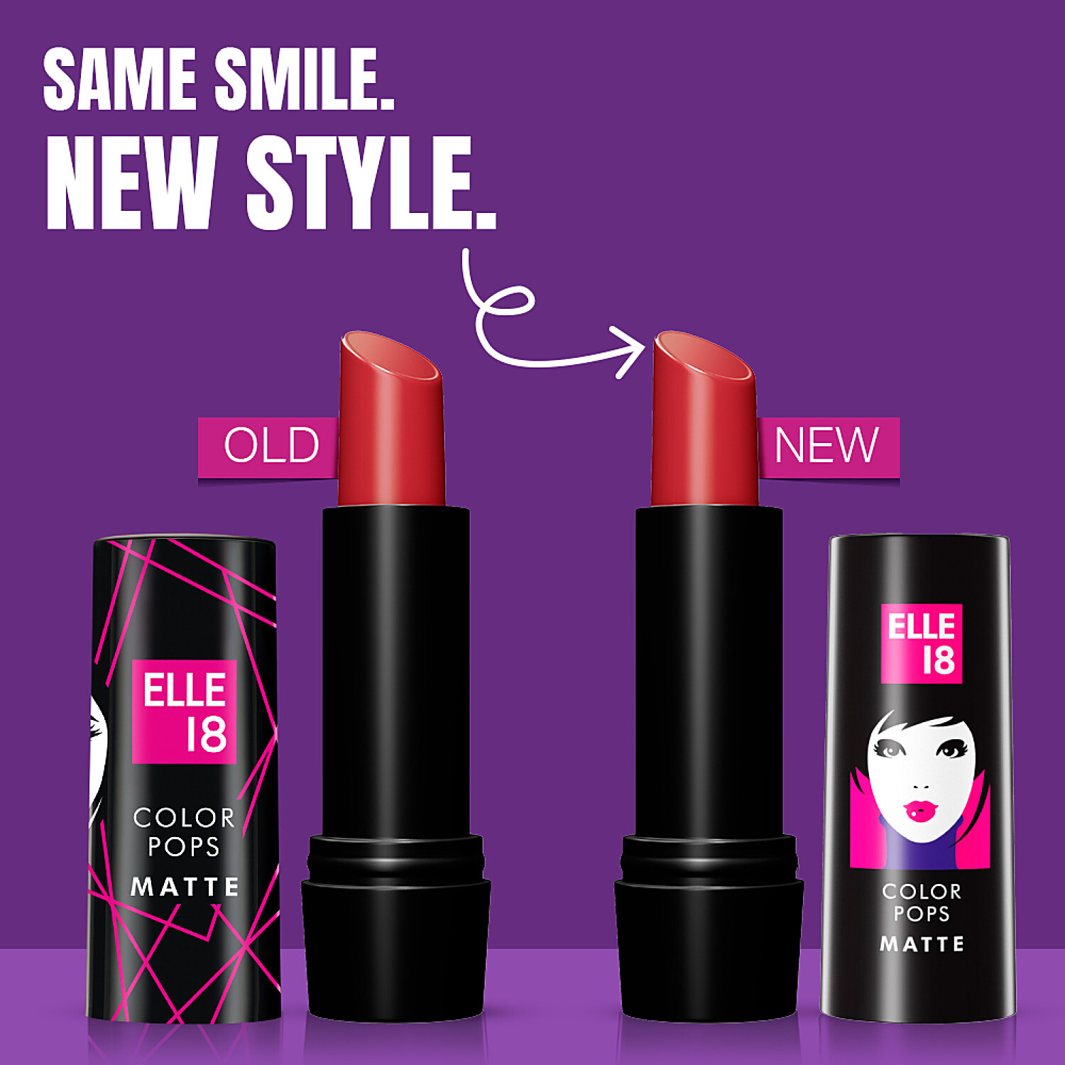 Buy Elle 18 Color Pop Matte Lip Colour Online at Best Price of Rs 90 -  bigbasket