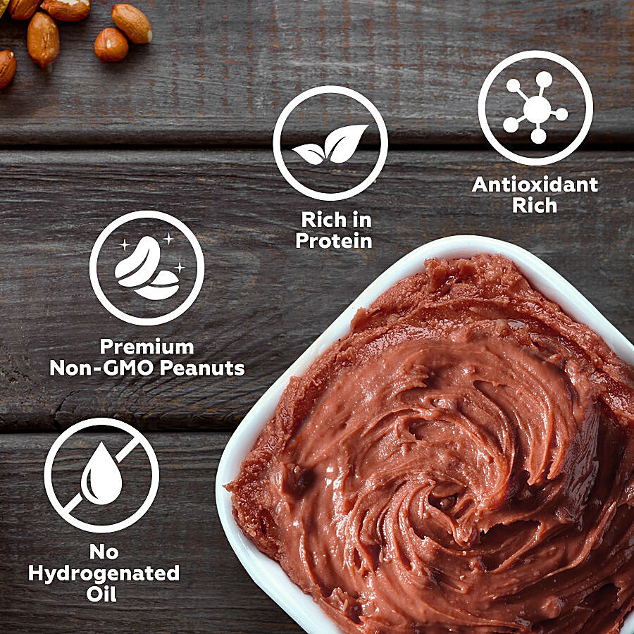 Creamy Dark Chocolate Peanut Butter with Probiotics 400g – Yoga Bars
