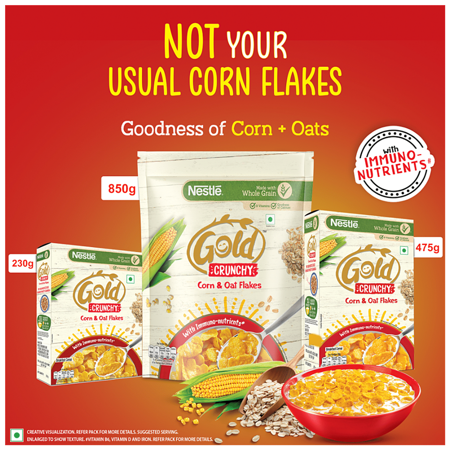 NESTLE CORN FLAKES CEREAL 530G