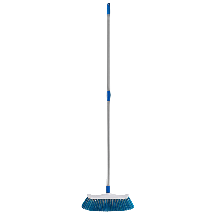 Kleeno by Cello Telescopic Hard Tile Brush - High Quality, Durable, Easy To  Use, Blue, 1 pc