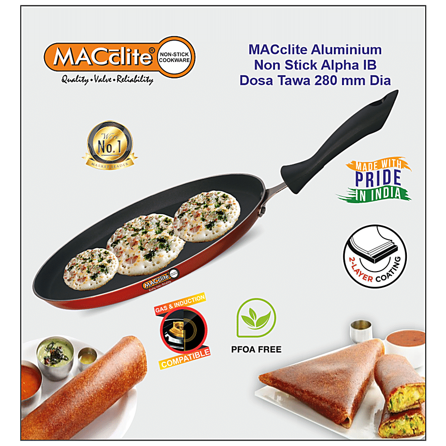 Buy Dosa Tawa 30CM Cast Iron Pre Seasoned Online at Best Price at MACclite-  MACclite