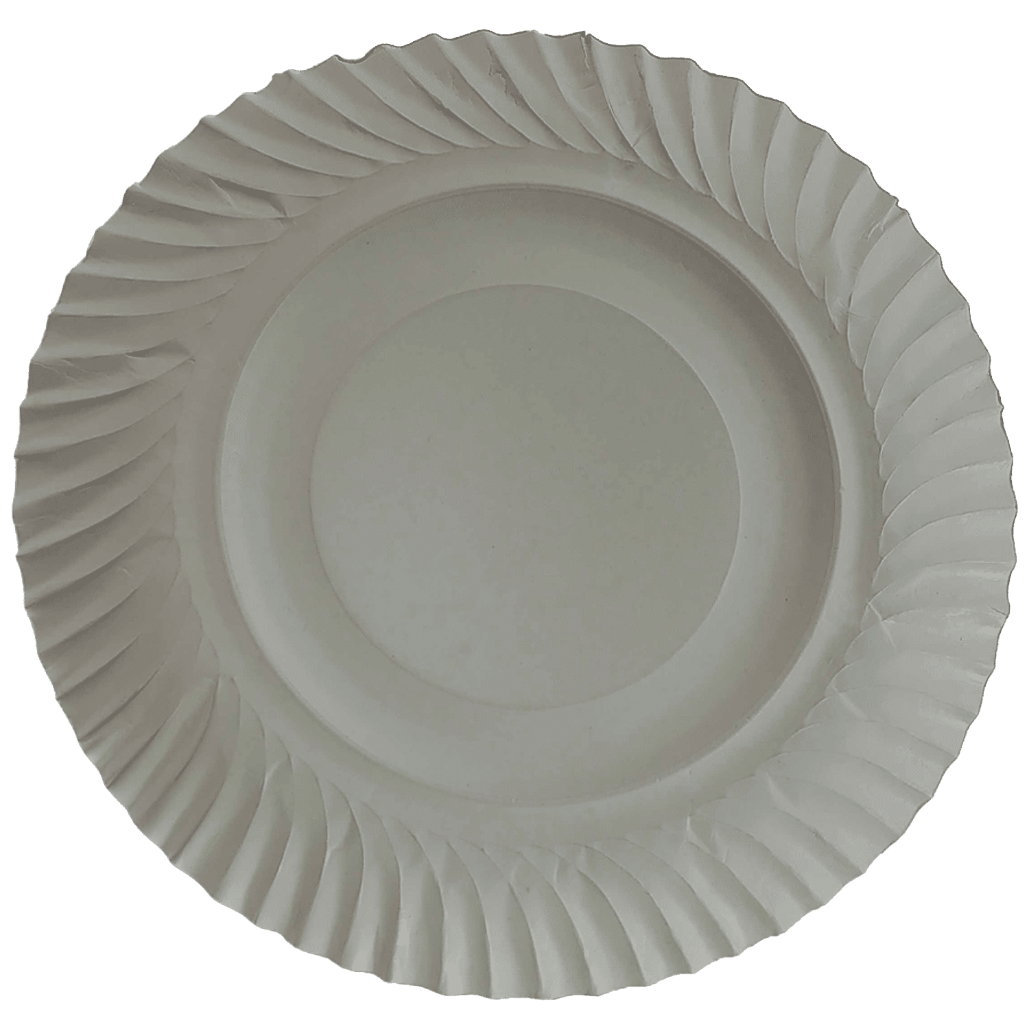 black white paper plates