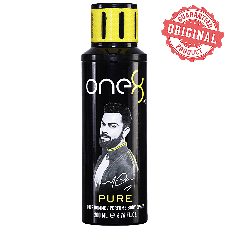 tack ontvangen Nationale volkstelling Buy One8 By Virat Kohli Perfume Body Spray - Pure, Long Lasting Fragrance,  For Men Online at Best Price of Rs 174.30 - bigbasket