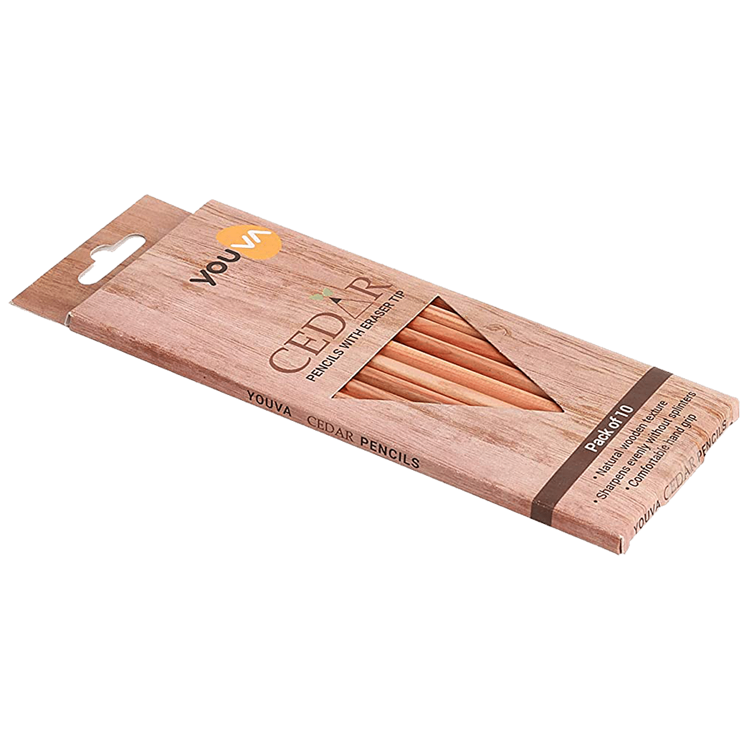 NAVNEET Youva Cedar Pencil with Eraser Tip Pack of 50  Pencils Pencil 