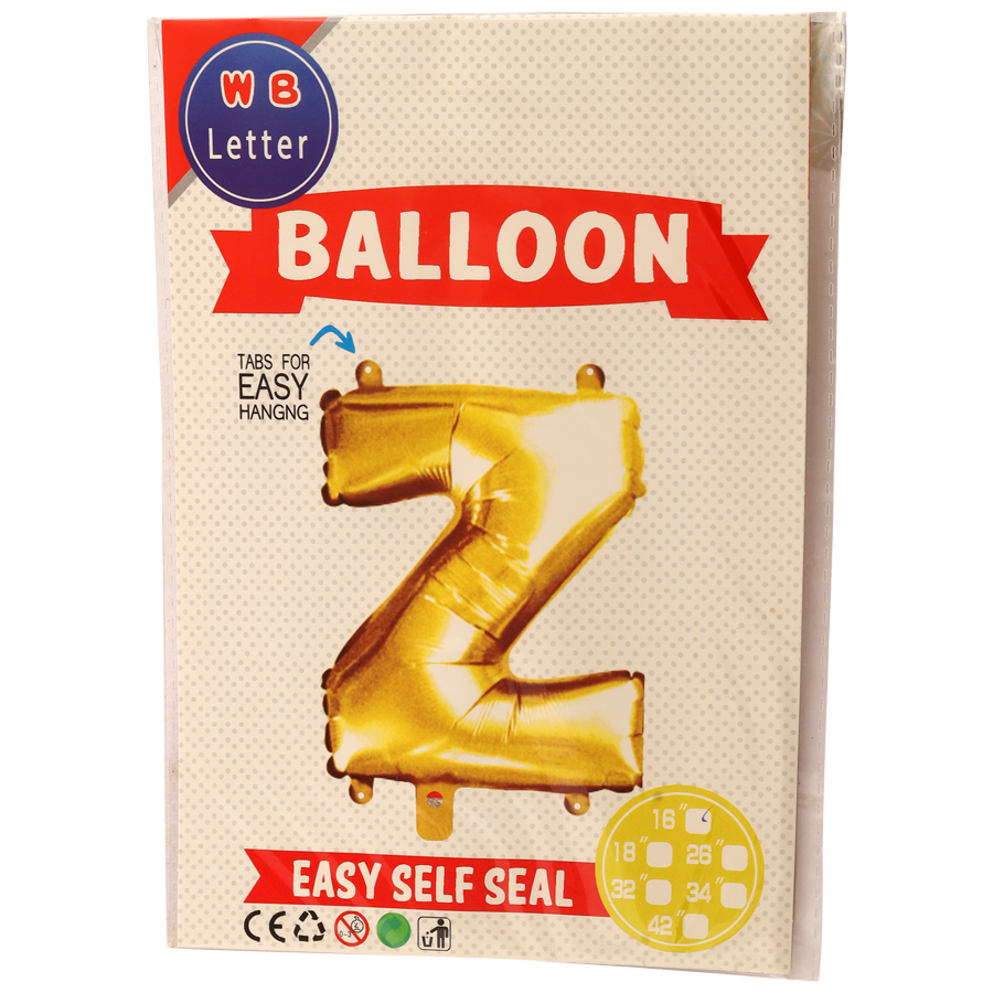 Alphabet sale shaped balloons