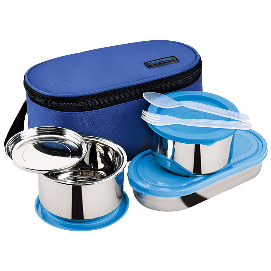 Stainless Steel Food Storage Container with Lids 3pcs set Leak
