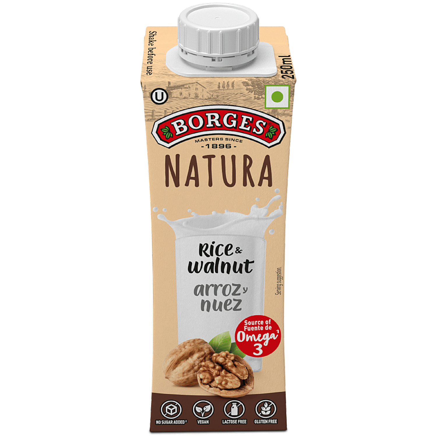 Buy BORGES Natura Rice & Walnut Drink - Vegan, No Added Sugar, Gluten-free  Online at Best Price of Rs 125 - bigbasket