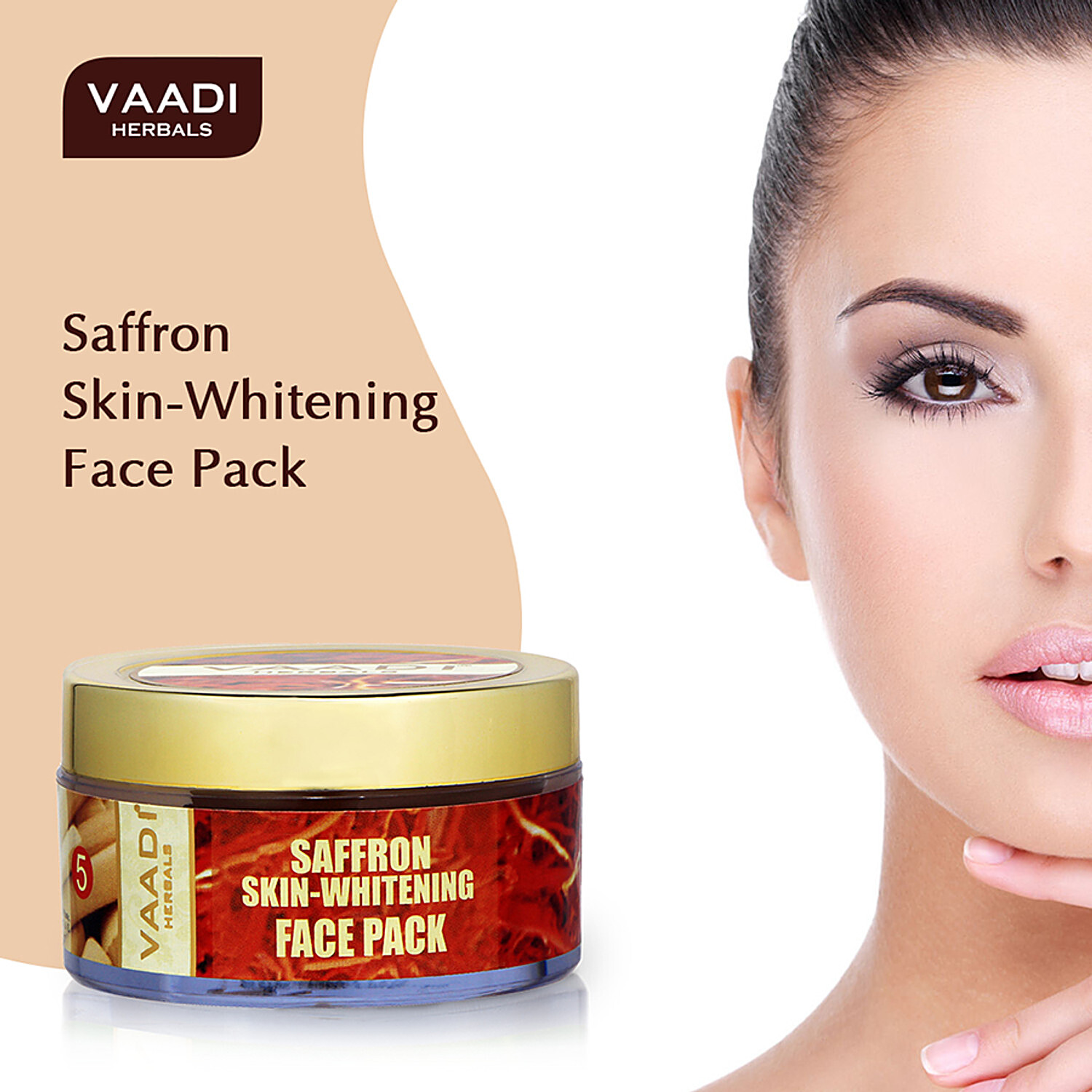 Buy Vaadi Saffron Skin Whitening Face Pack Reduces Fine Lines