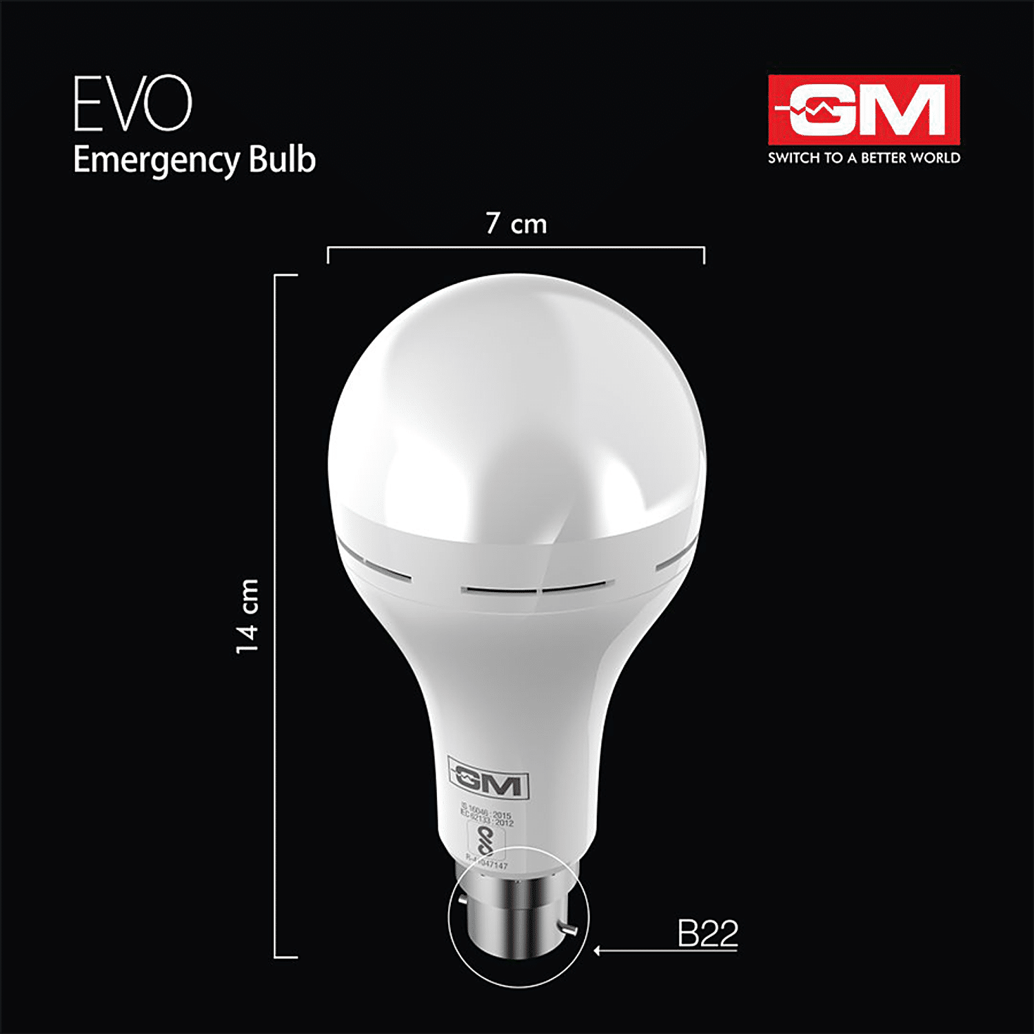 gm evo emergency bulb