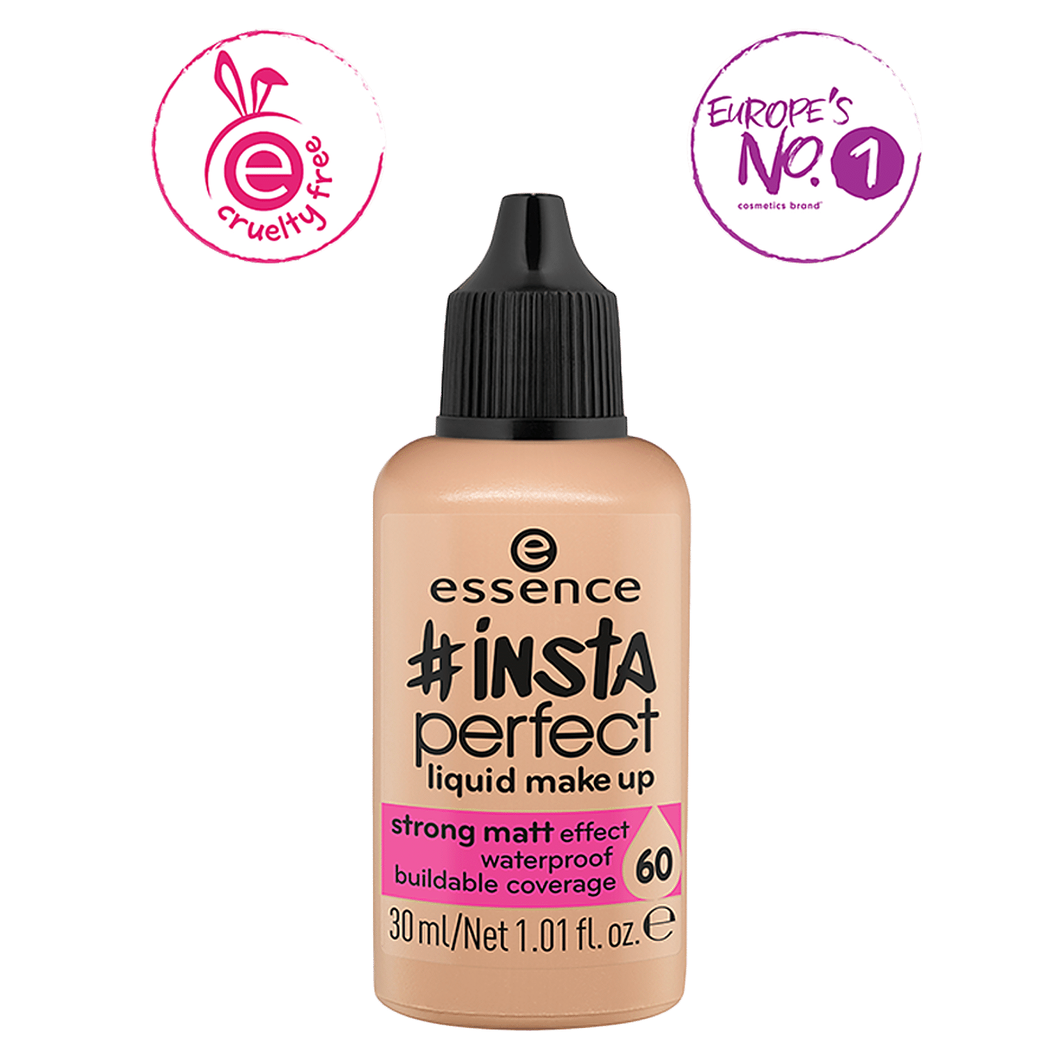 ESSENCE Insta Perfect Liquid Make Up 60 Foundation - Price in