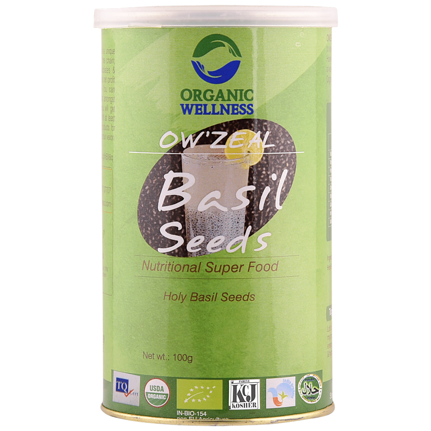 Buy Organic Wellness Ow Zeal Basil Seeds Rich In Fibre Helps