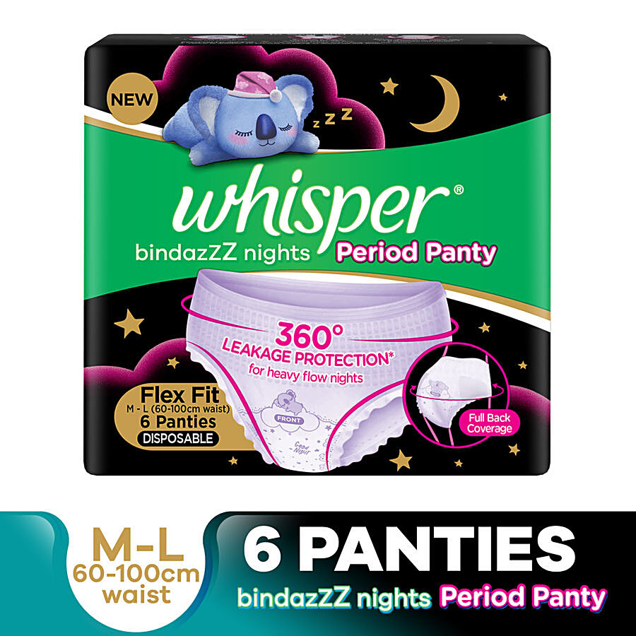https://www.bigbasket.com/media/uploads/p/xxl/40245283_2-whisper-bindazzz-nights-period-panties-360-degree-leakage-protection-flex-fit-disposable-m-l.jpg