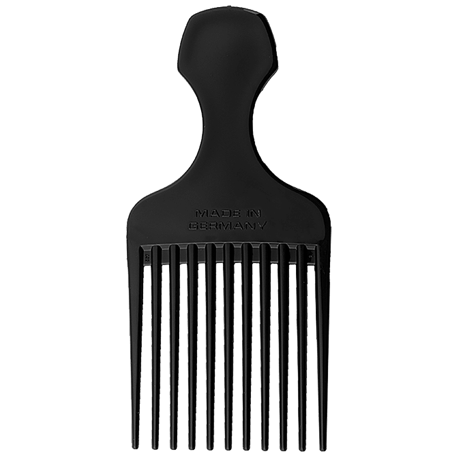 Large Tooth Shampoo Detangling Comb Rack Hair Comb (Black)