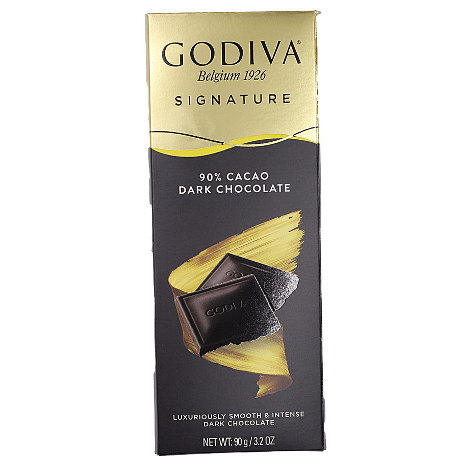 40248113 1 Godiva 90 Cacao Dark Chocolate Bar Luxuriously Smooth Intense Rich Flavour Superior Taste 