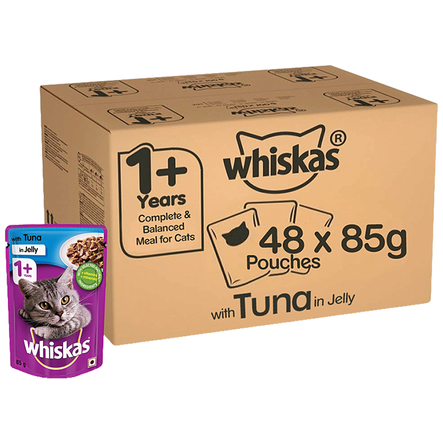 Whiskas tuna outlet in jelly